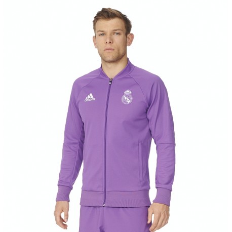 adidas Real Madrid Anthem Jacket 2016/17 - fialová